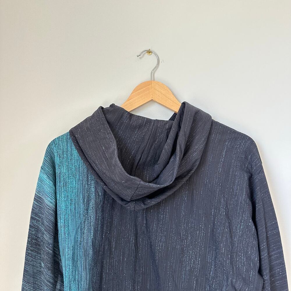 Lululemon Varsa Lab Ombre Hoodie Pullover Aurora Glow Jacquard Black Navy S - Picture 9 of 9